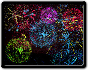 Flaredance Firework Screensaver screenshot